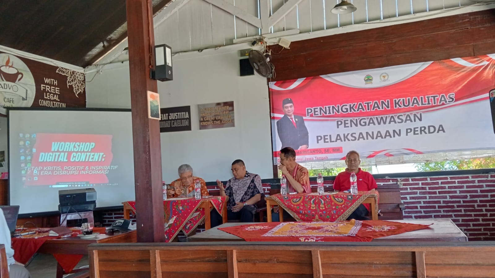 Workshop Digital Konten : Menciptakan Nalar Kritis Di Tengah Distrupsi Informasi Media