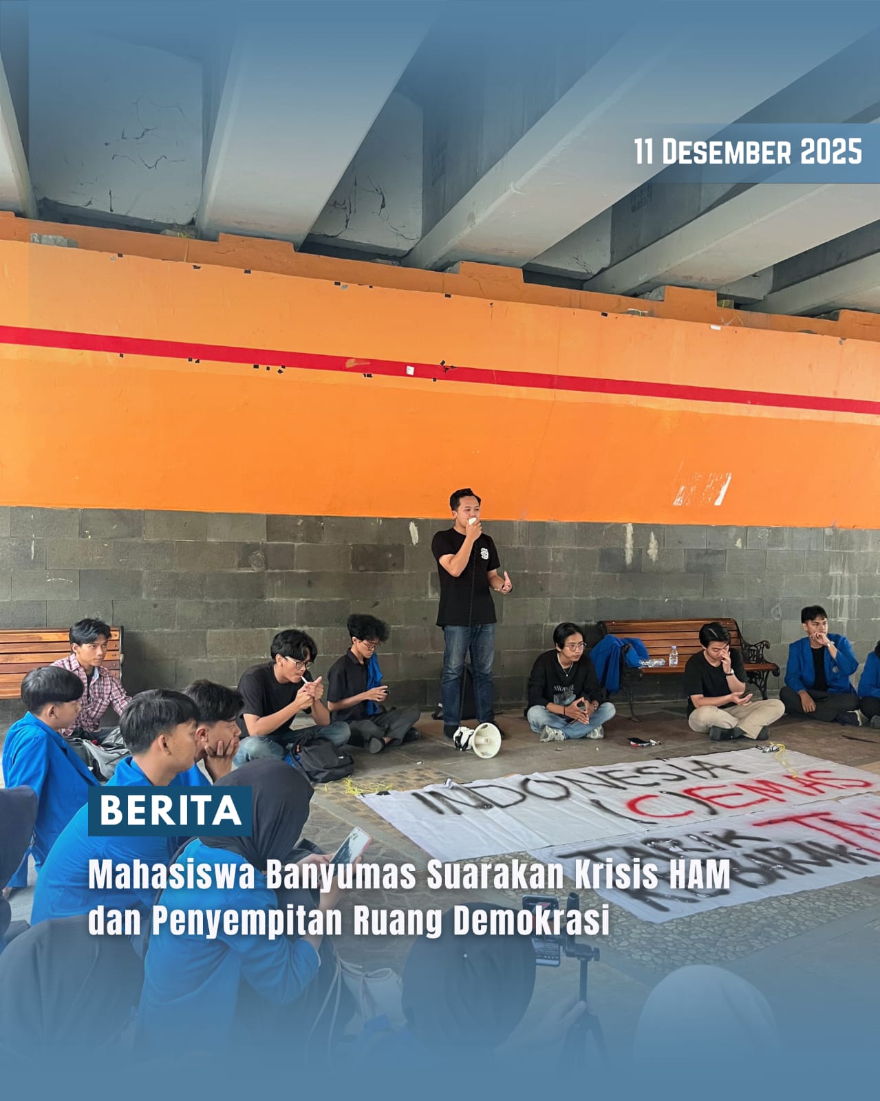 Mahasiswa Banyumas Suarakan Krisis HAM dan Penyempitan Ruang Demokrasi